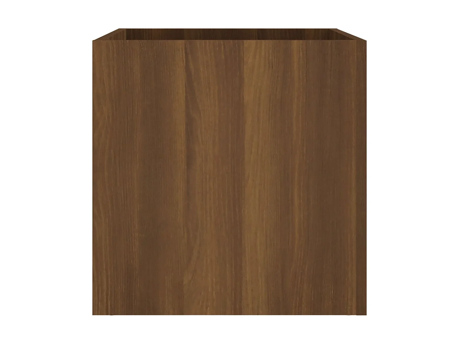 Jardinière Chêne marron 40x40x40 cm Bois d'ingénierie BE2510