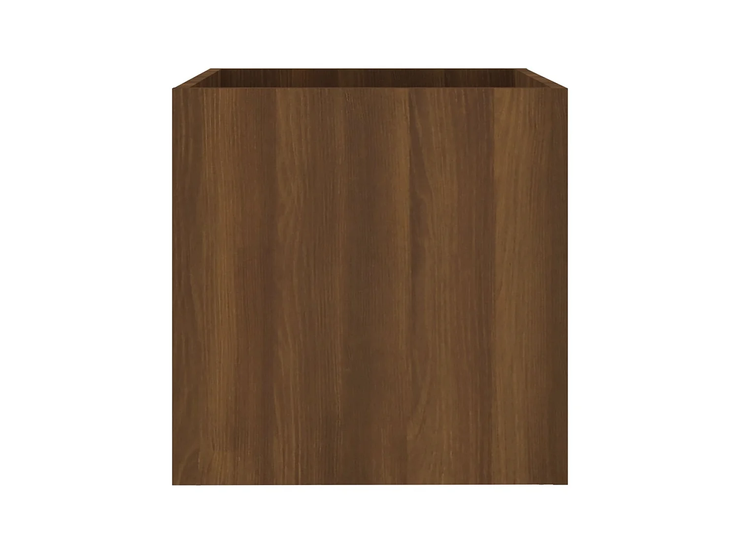 Jardinière Chêne marron 40x40x40 cm Bois d'ingénierie BE2510