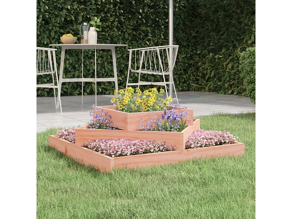 Jardinière 83x83x27 cm Bois de douglas massif WVGQ7563