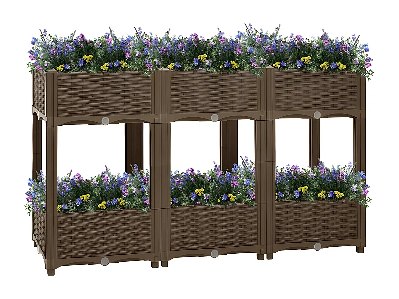 Jardinera 120x40x71 cm polipropileno ES67706