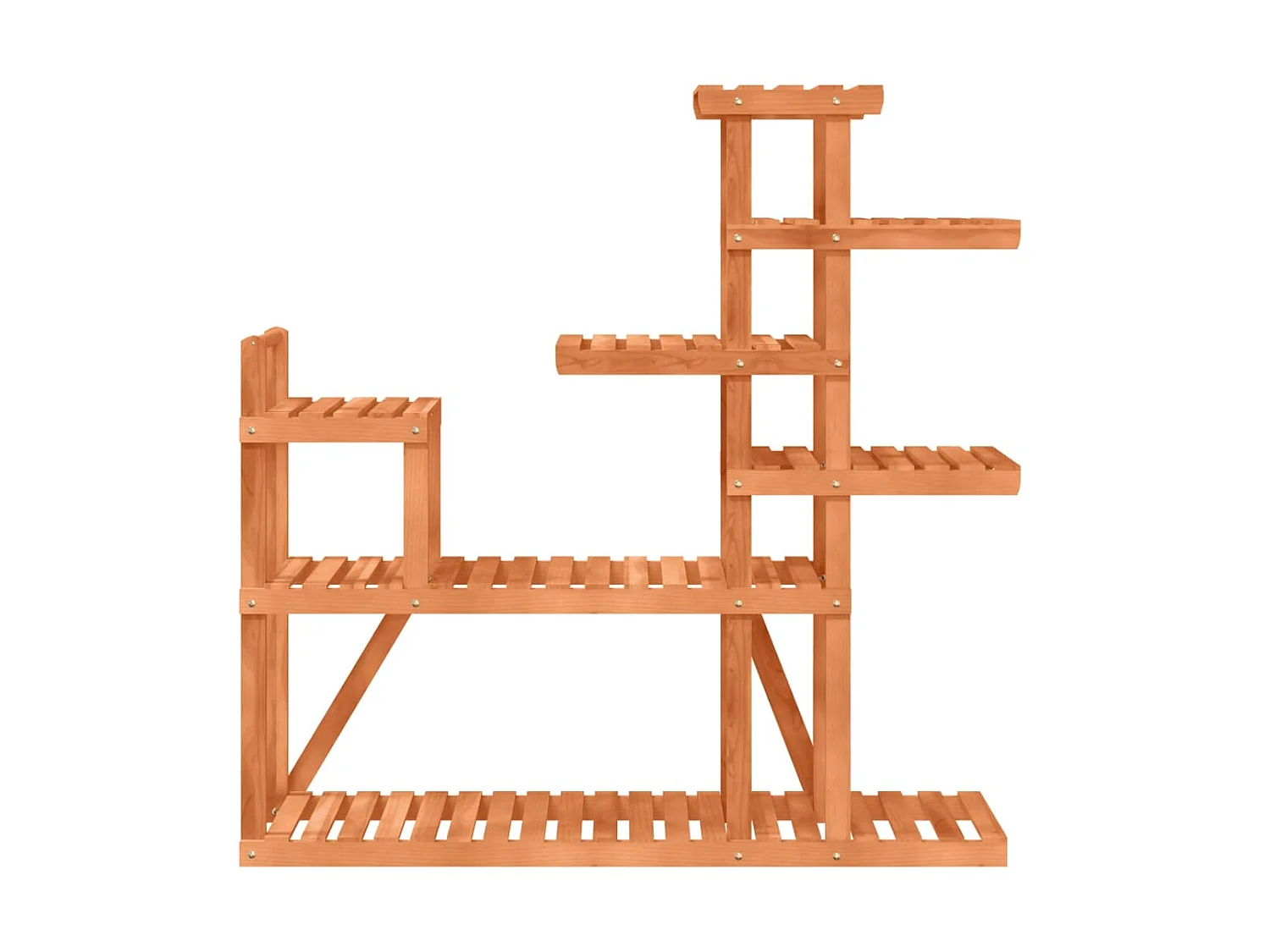 Suporte de plantas 110x25x111 cm madeira de abeto maciça PT347276