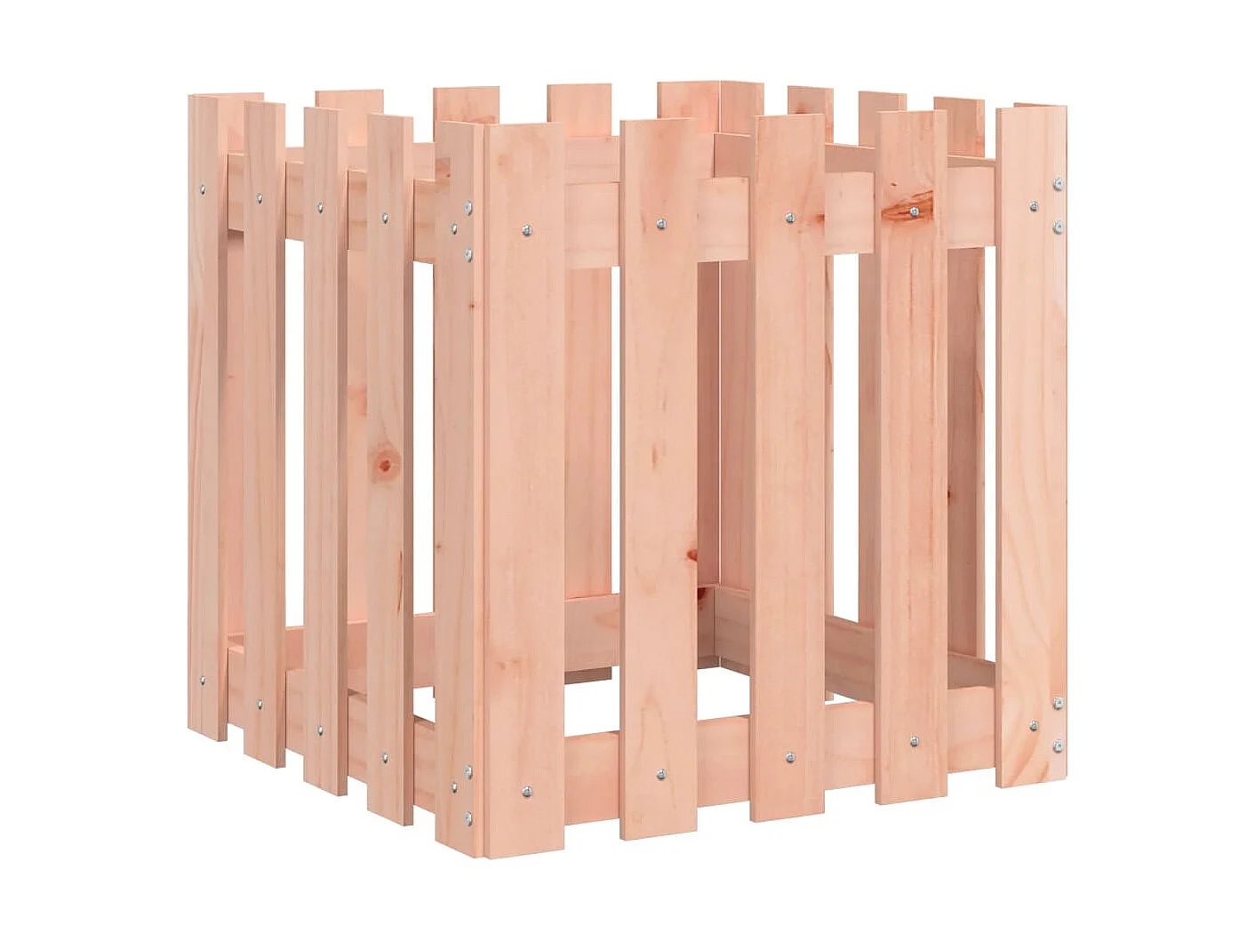 Vaso jardim c/ design cerca 50x50x50 cm madeira douglas maciça PT214279