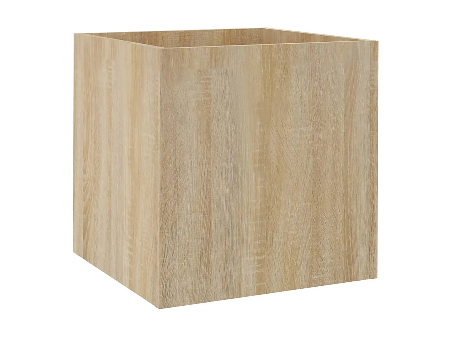 Jardinière Chêne sonoma 40x40x40 cm Bois d'ingénierie BE7602