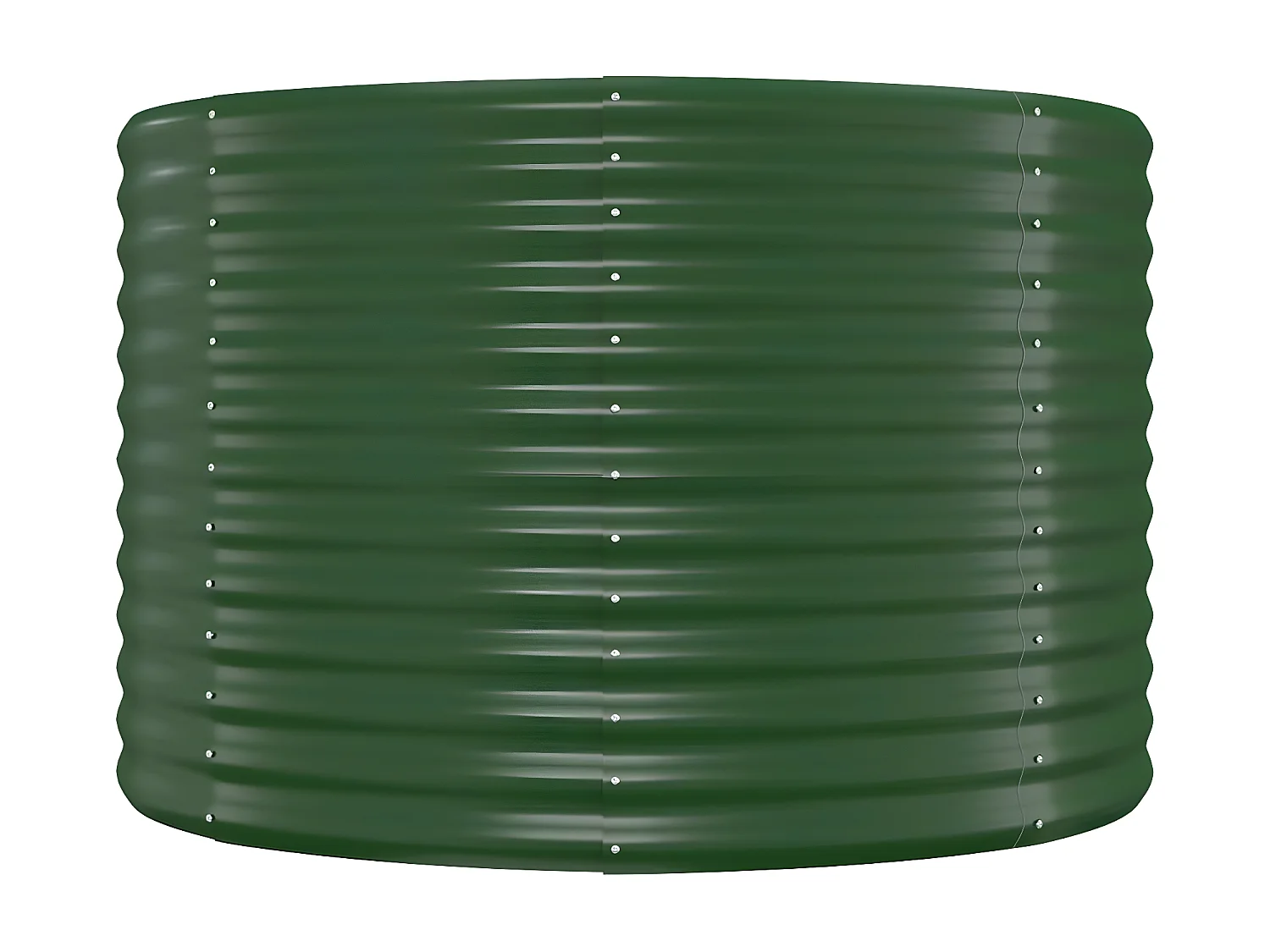 Plantenbak 322x100x68 cm gepoedercoat staal groen