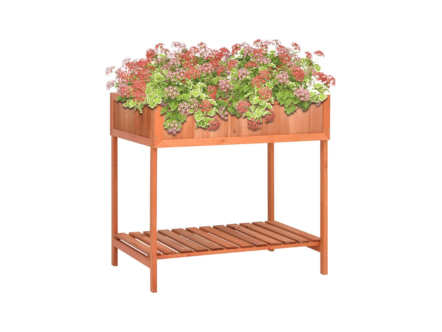 Jardinière à herbes 80x60x80 cm Bois de sapin massif BE2237