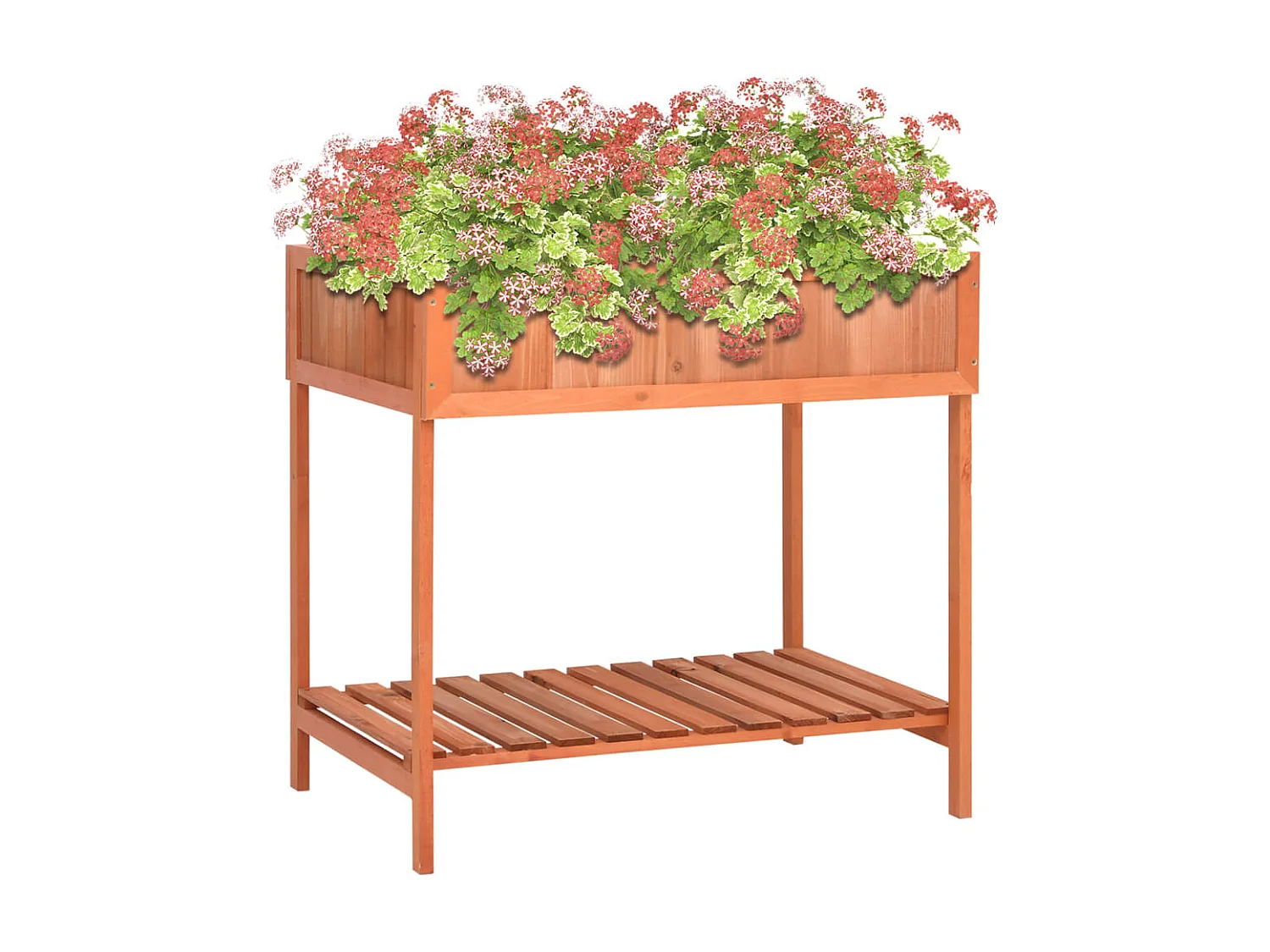 Kruidenplantenbak 80x60x80 cm massief vurenhout NL880815