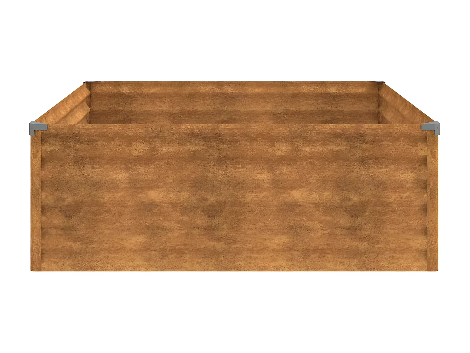 Jardinera acero corten 100x100x36 cm ES84606