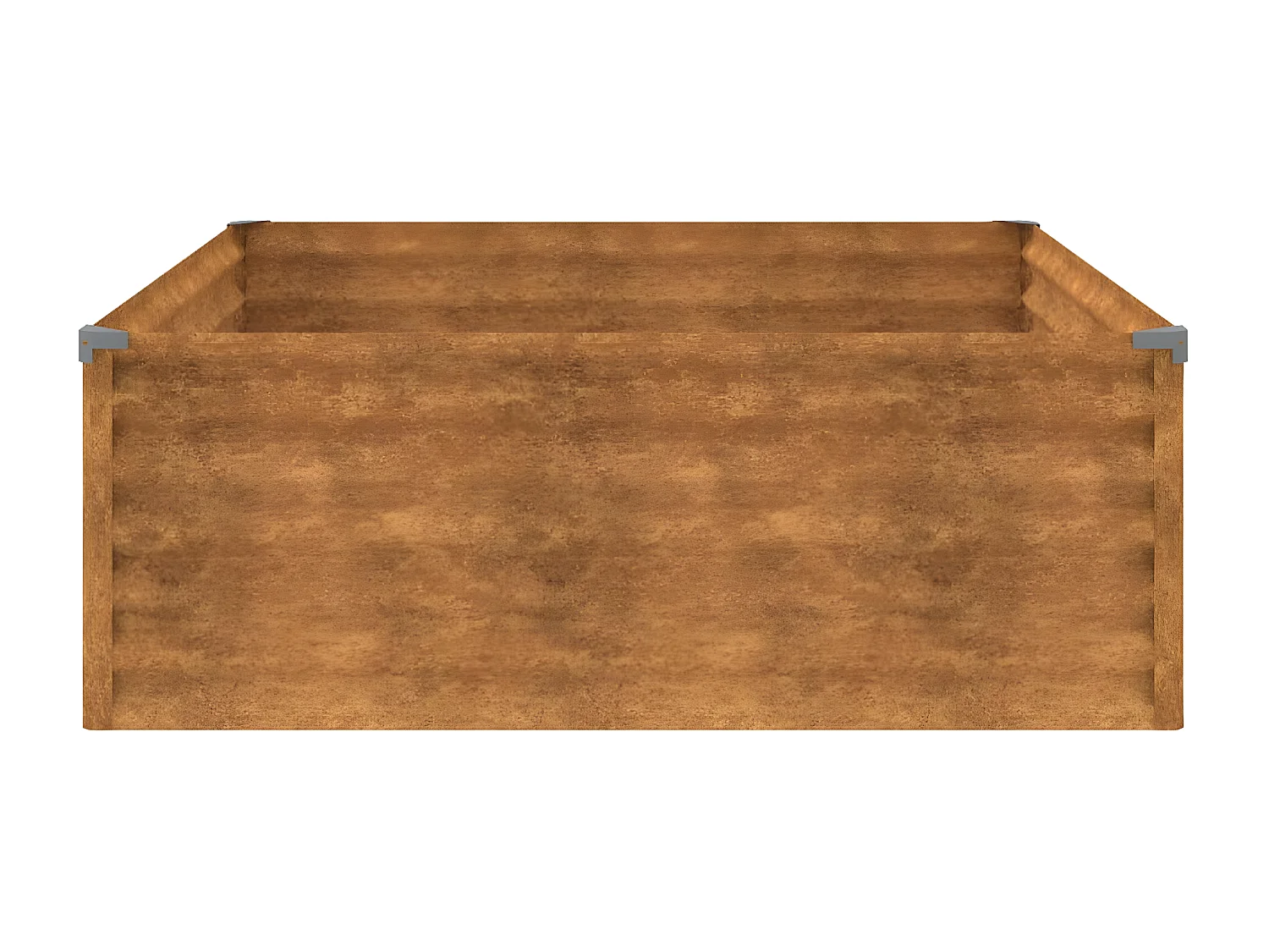 Jardinera acero corten 100x100x36 cm ES84606