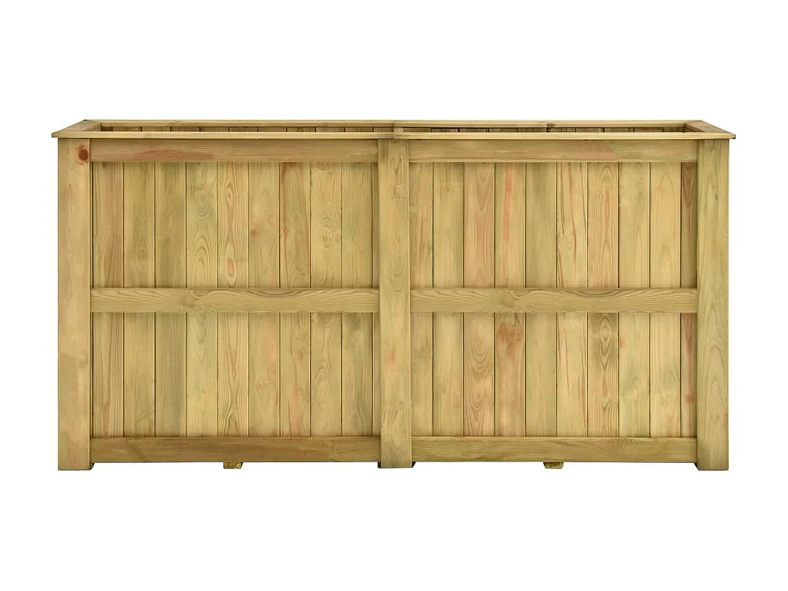 Jardinière surélevée 196x50x100 cm Bois de pin imprégné  BE1502