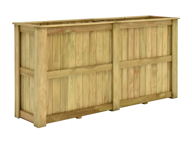Jardinière surélevée 196x50x100 cm Bois de pin imprégné  BE1502