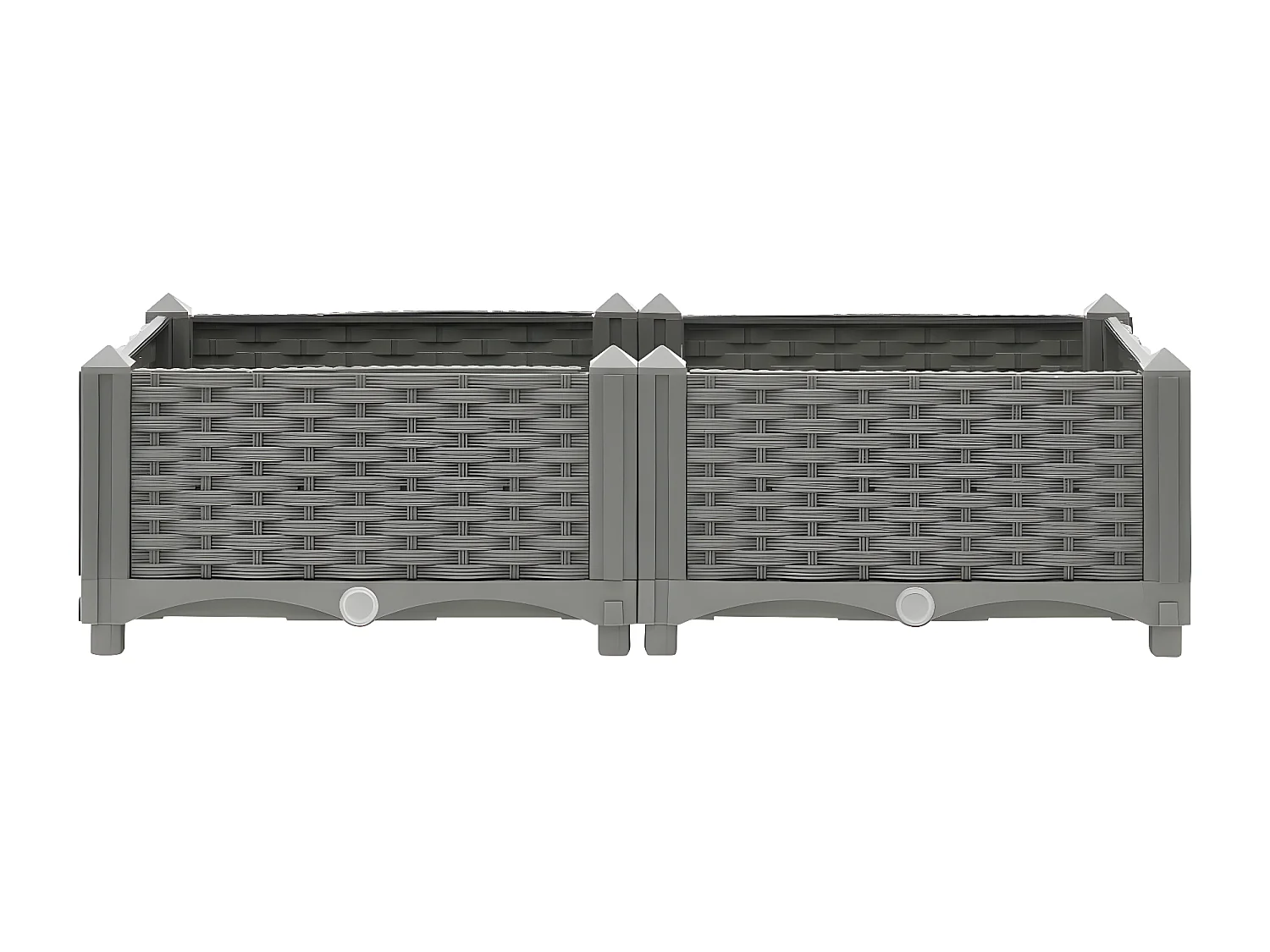 Jardinera polipropileno 80x40x23 cm ES42944