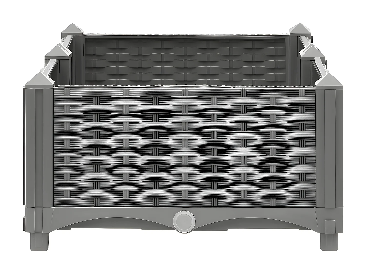 Jardinera polipropileno 80x40x23 cm ES42944