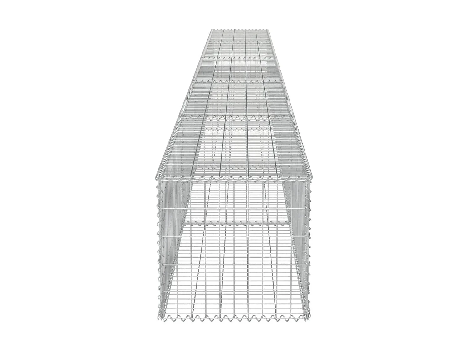 Muro de gaviones con cubiertas acero galvanizado 600x50x50 cm ES87846