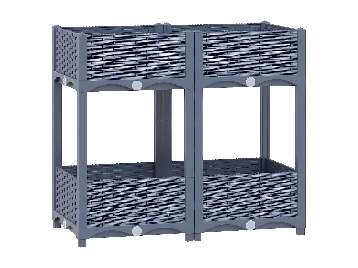 Jardinera 80x40x71 cm polipropileno ES41190