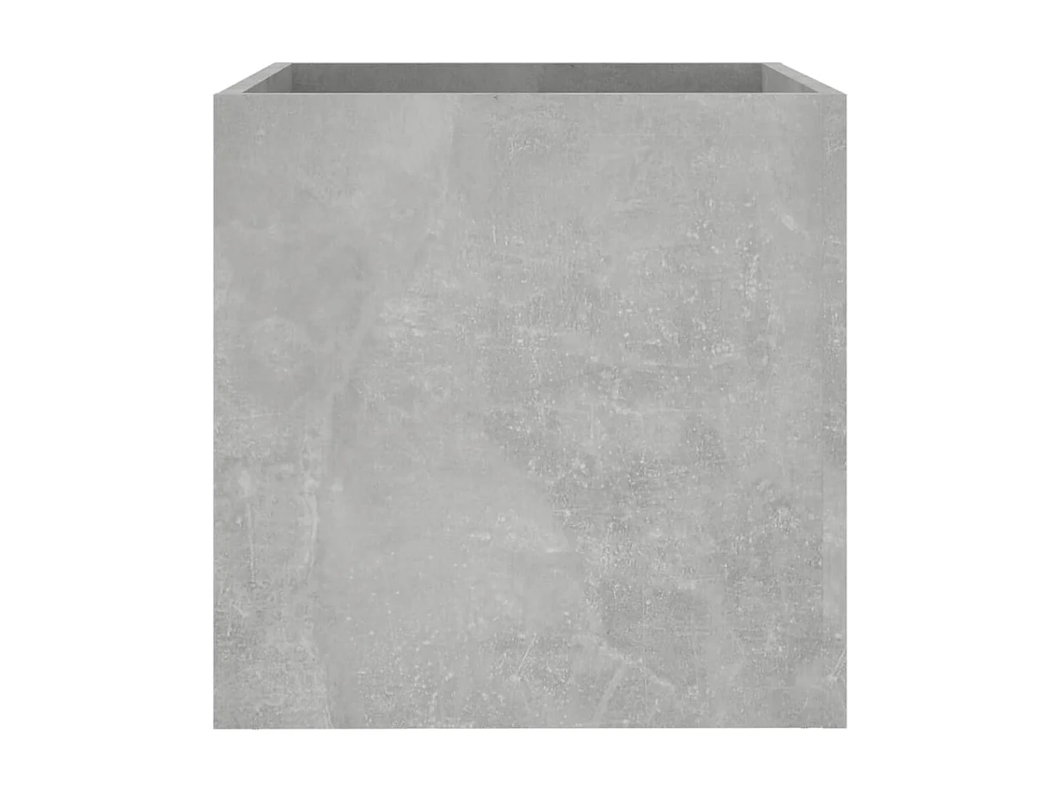 Jardinière Gris béton 40x40x40 cm Bois d'ingénierie BE9099