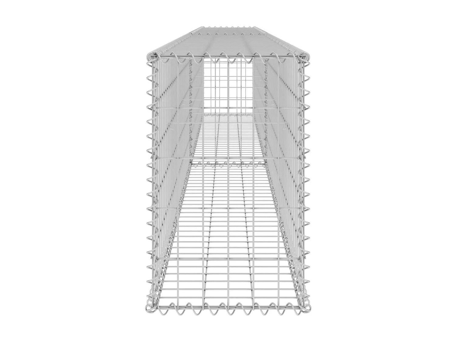 Muro de gaviones con cubiertas acero galvanizado 300x30x50 cm ES39190