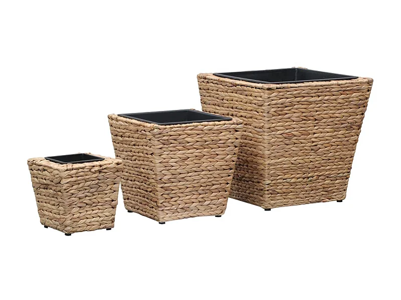 Conjunto de Jardineras 3 piezas jacinto de agua ES40806