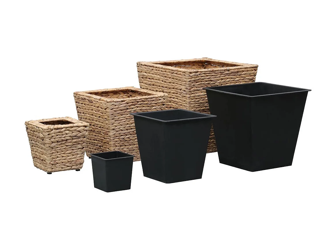 Conjunto de Jardineras 3 piezas jacinto de agua ES40806