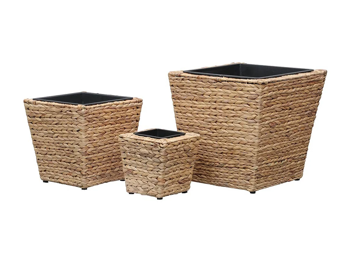 Conjunto de Jardineras 3 piezas jacinto de agua ES40806