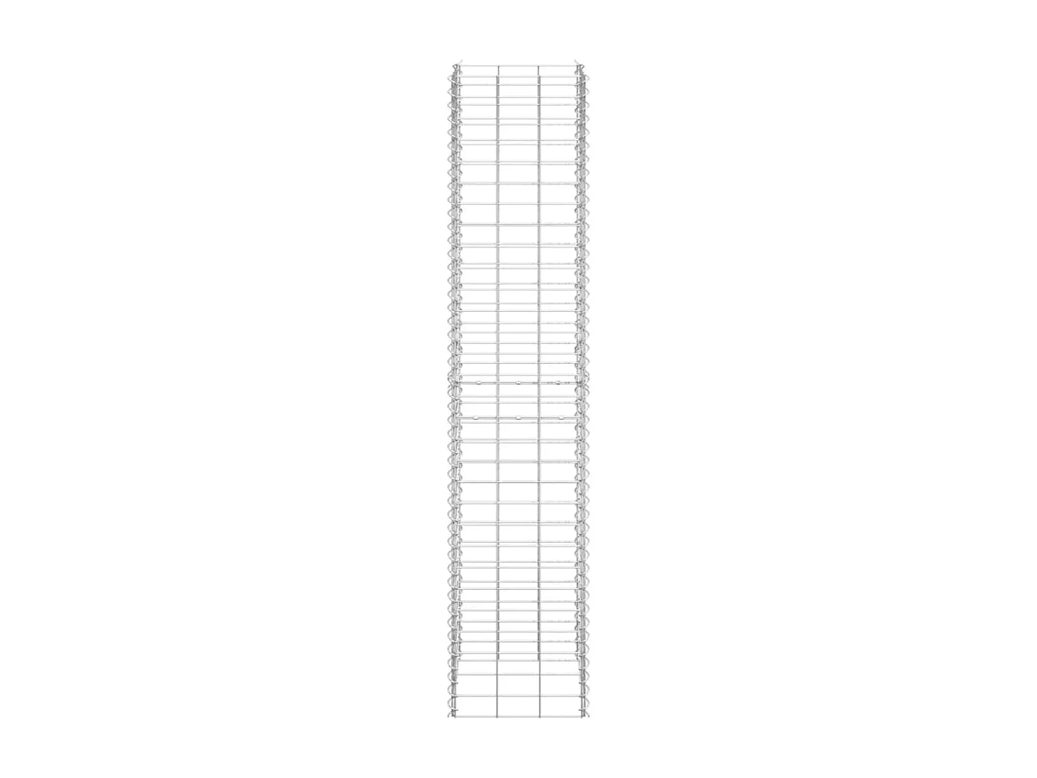 Lits surélevés en gabion 3 pcs 30x30x150 cm Fer WVGQ6012