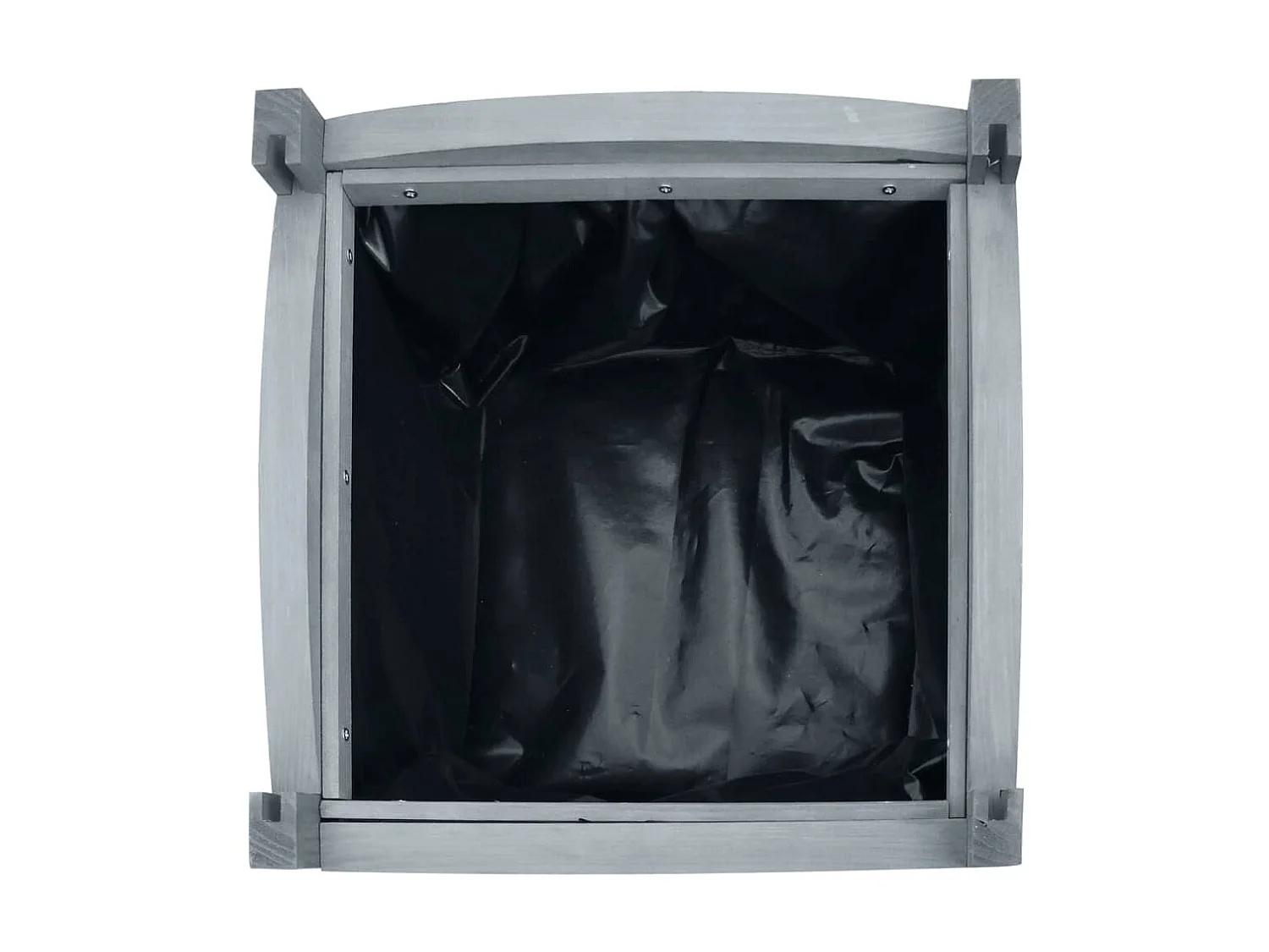 Jardineras de jardín 2 uds madera maciza abeto 30x30x30 cm ES22819