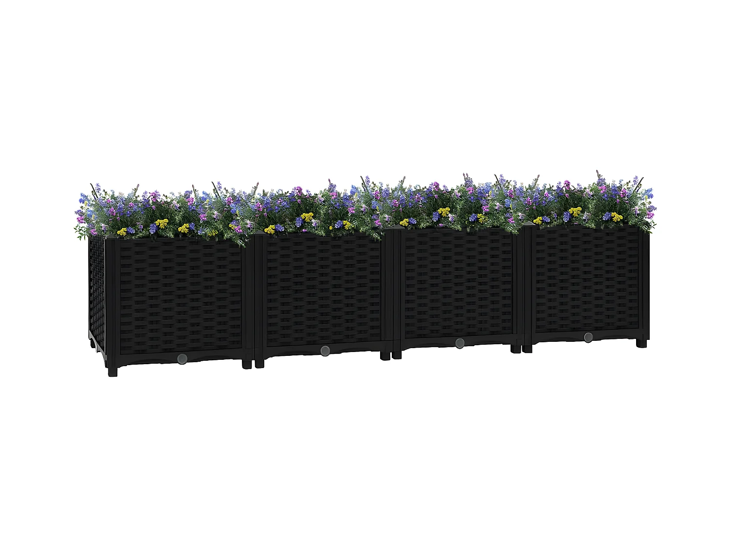Jardinera 160x40x38 cm polipropileno ES65033
