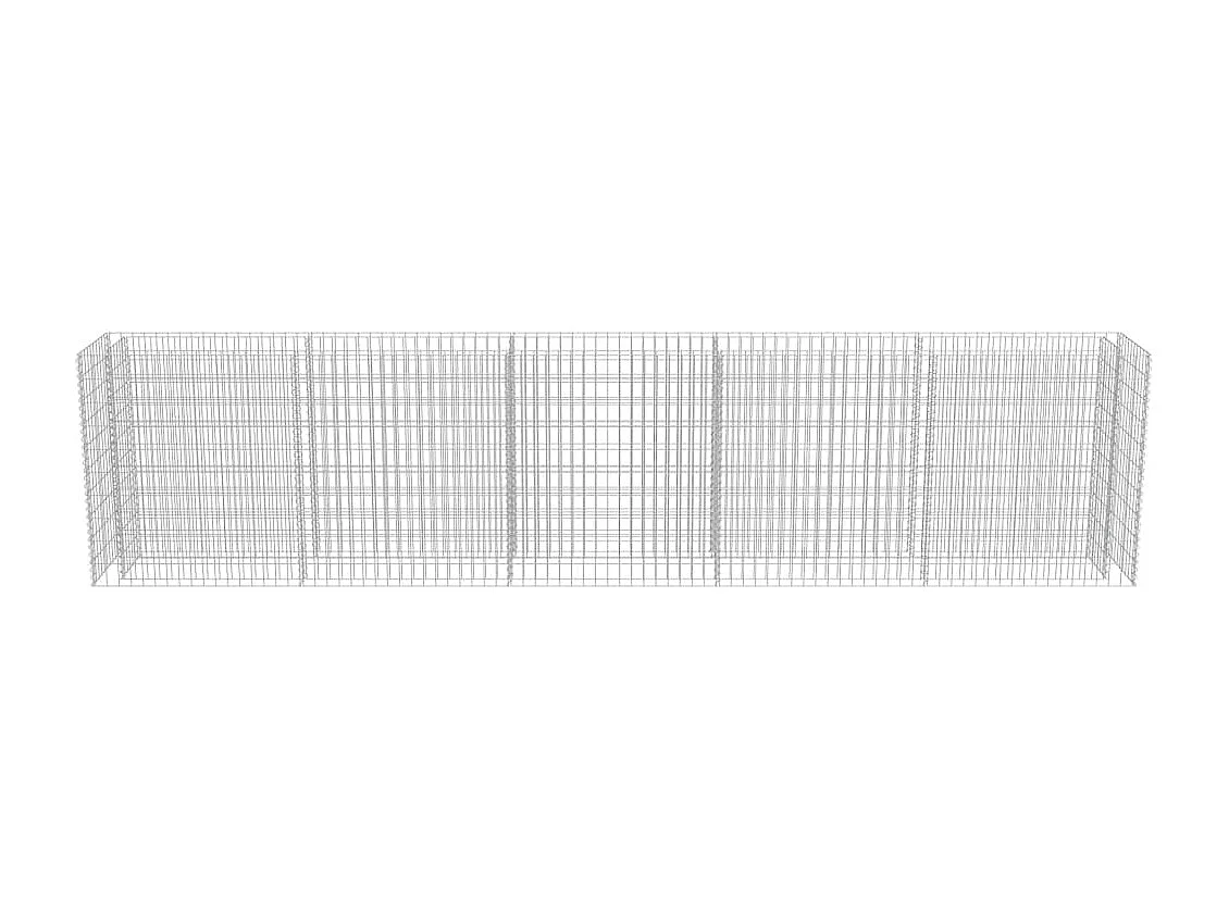 Arriate de gaviones de acero 450x50x100 cm ES17883