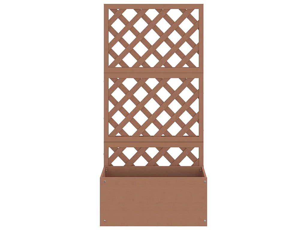 Jardinera con enrejado WPC 65x33x135 cm ES63358