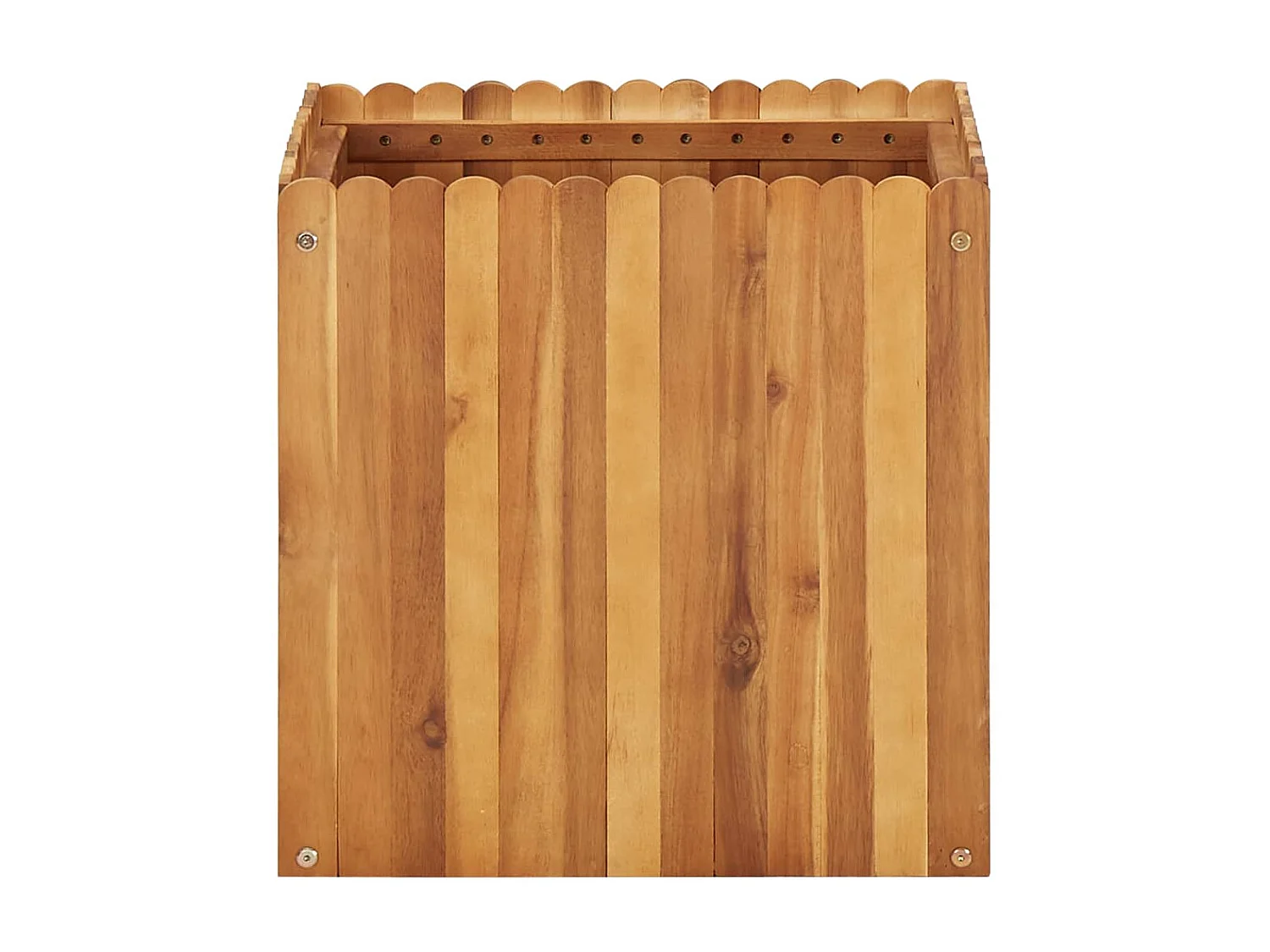 Plantenbak verhoogd 50x50x50 cm massief acaciahout