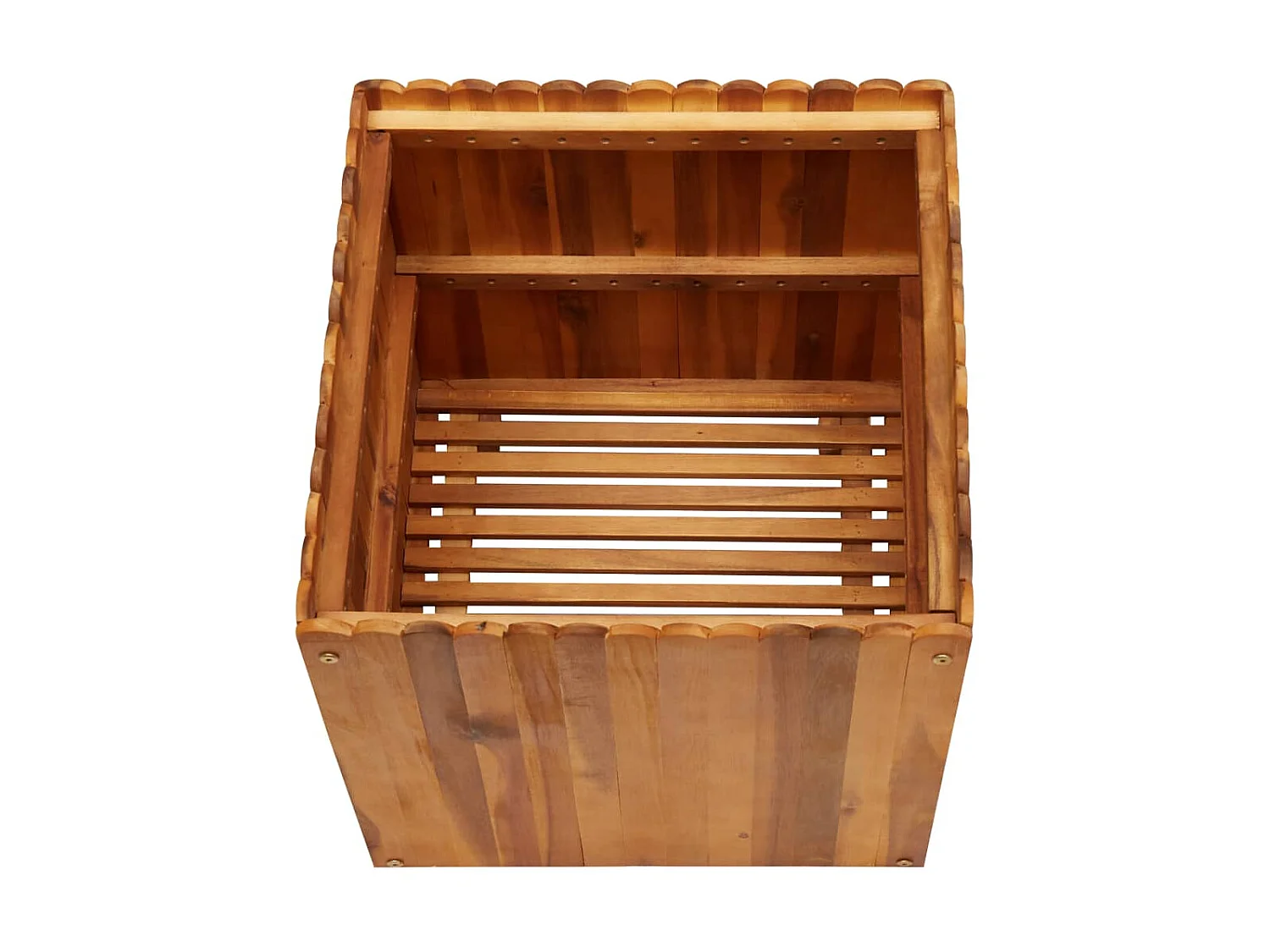 Plantenbak verhoogd 50x50x50 cm massief acaciahout