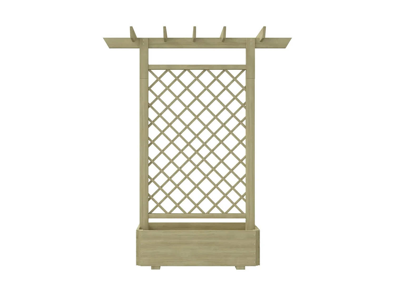 Jardinière pergBE 162 x 56 x 204 cm Bois BE8537