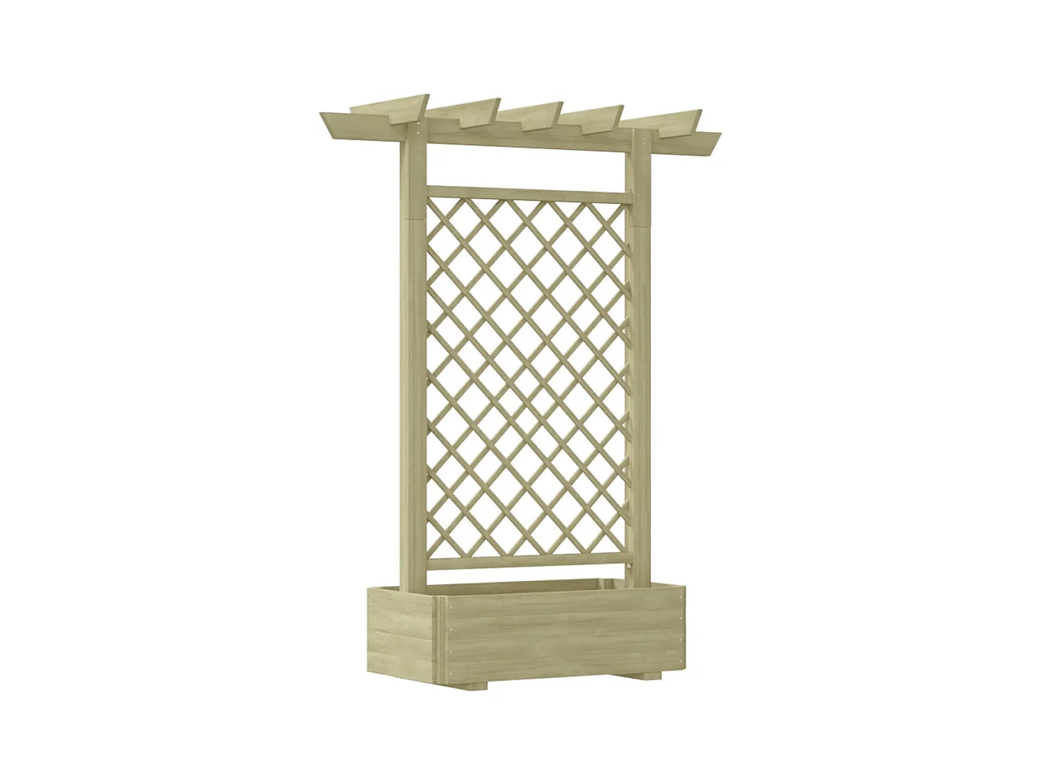 Jardinière pergBE 162 x 56 x 204 cm Bois BE8537