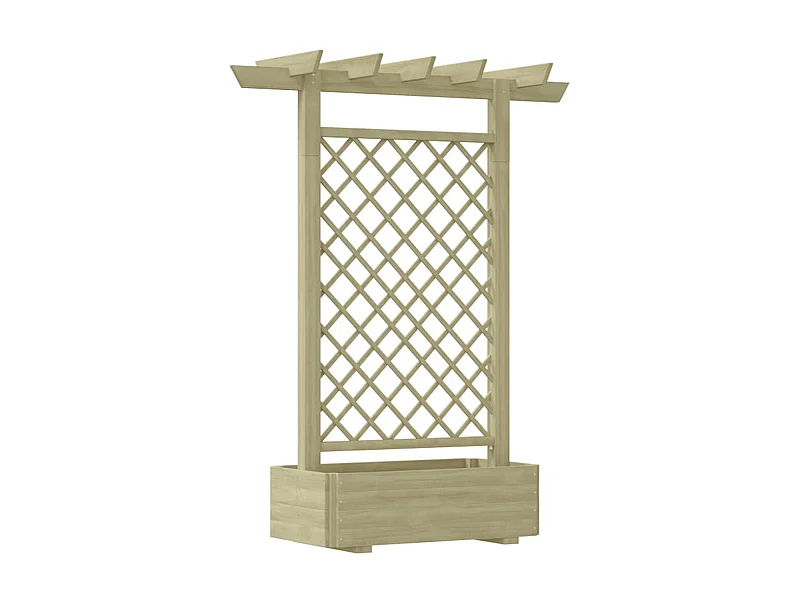 Jardinière pergBE 162 x 56 x 204 cm Bois BE8537