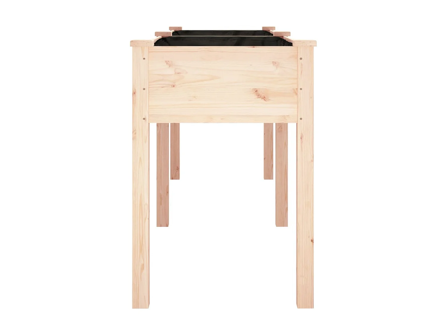 Vaso/floreira c/ forro 203x53x76 cm madeira de abeto maciça PT938187