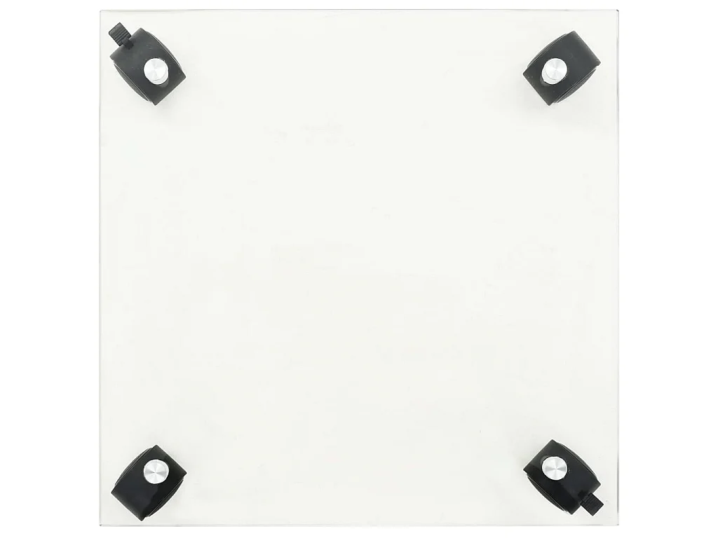 Plantenrollers vierkant 35x35 cm gehard glas 2 st NL361928