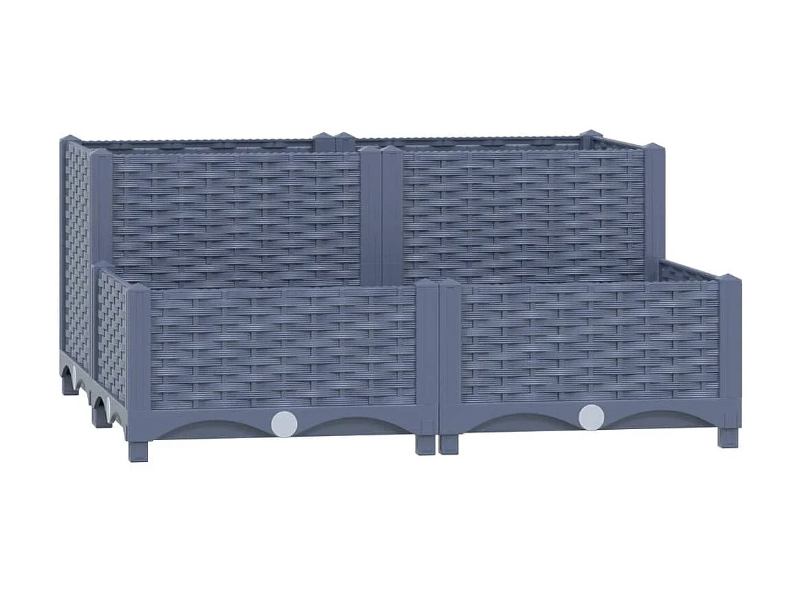 Jardinera polipropileno 80x80x38 cm ES95388