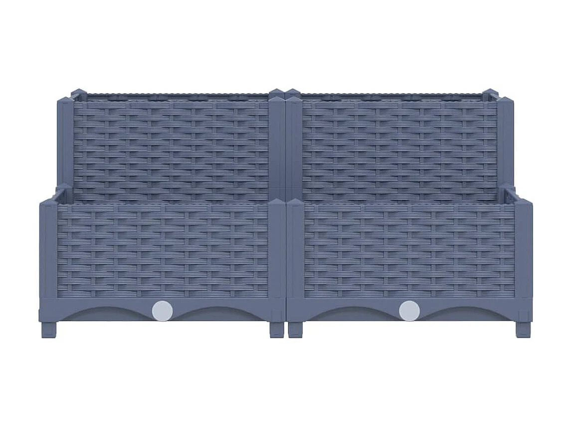 Jardinera polipropileno 80x80x38 cm ES95388