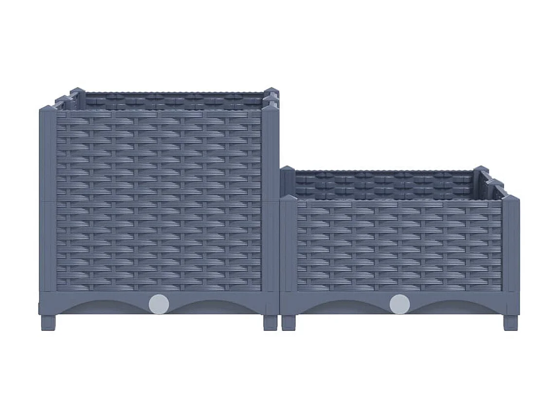 Jardinera polipropileno 80x80x38 cm ES95388