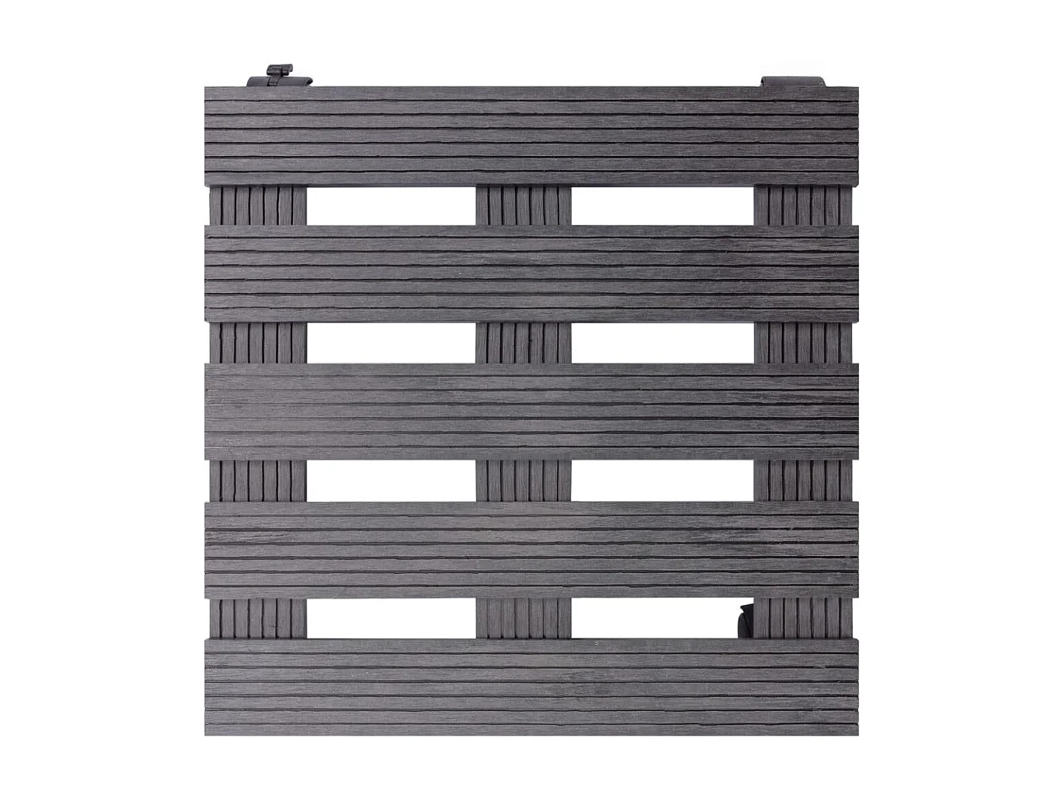 Plantentrolleys 4 st 30x30x7,5 cm HKC grijs NL360480