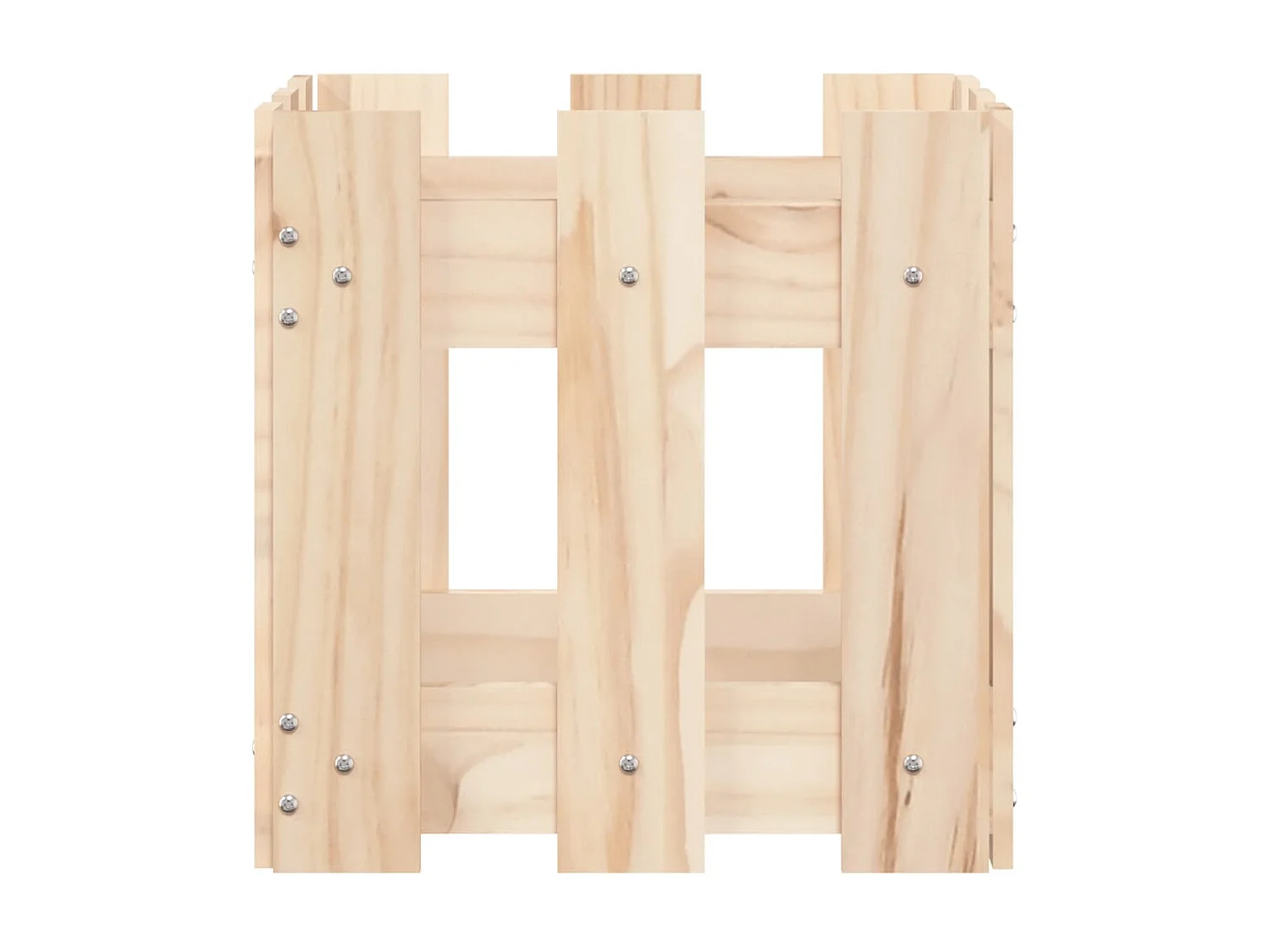 Plantenbak met hekontwerp 30x30x30 cm massief grenenhout NL489446