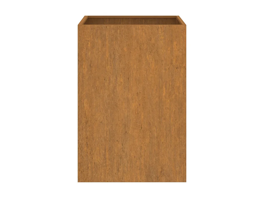 Jardinière 42x38x75 cm acier corten BE9466