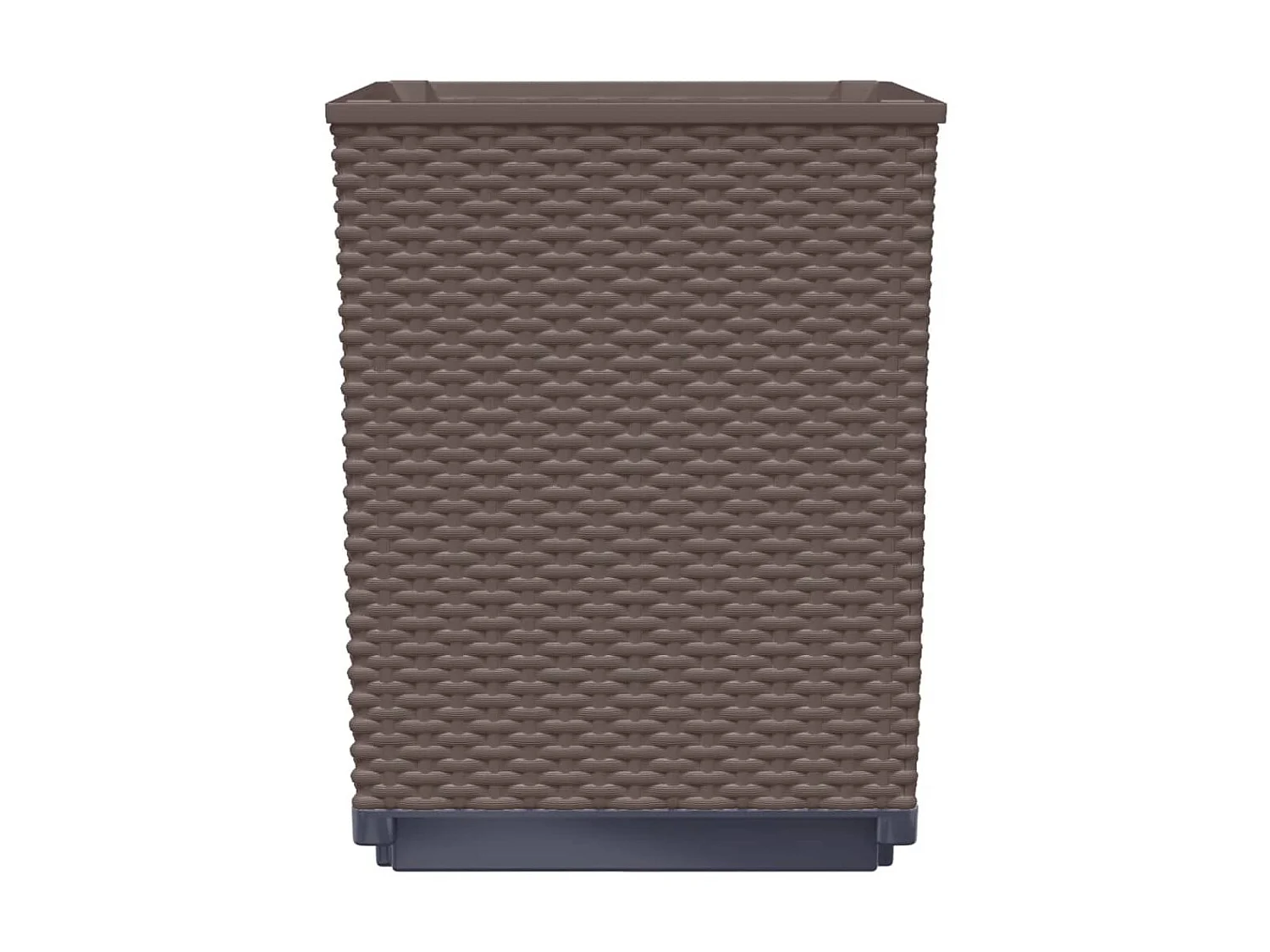 Jardinières 2 pcs marron 30x30x37 cm polypropylène BE9840