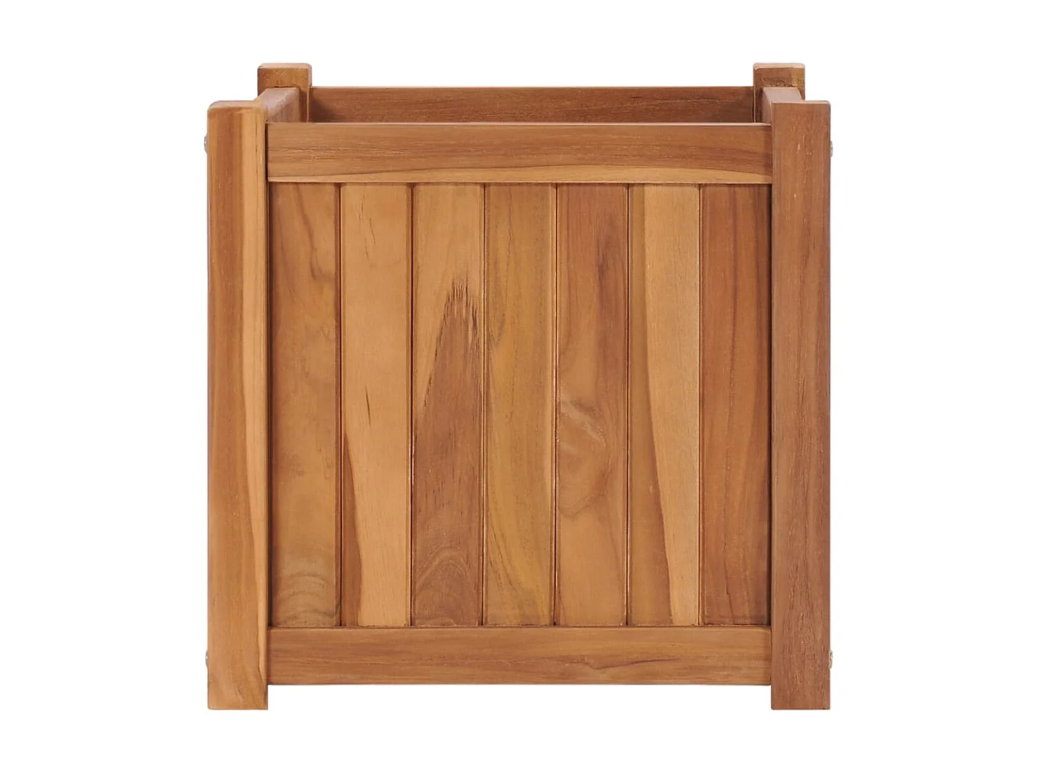 Jardinera elevado madera maciza de teca 40x40x40 cm ES97558