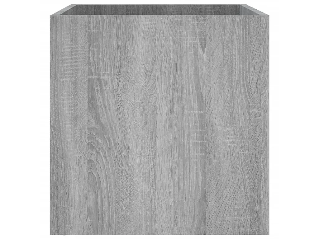 Plantenbak 40x40x40 cm bewerkt hout grijs sonoma eiken NL218661