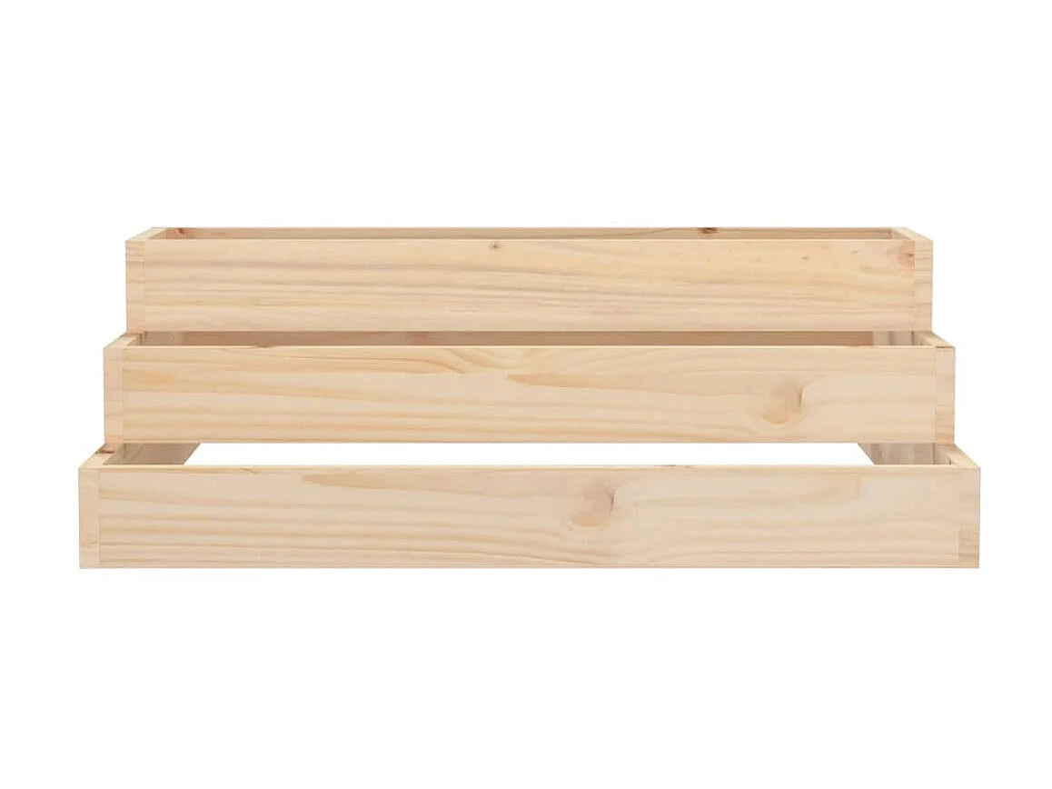 Plantenbak 80x80x27 cm massief grenenhout NL739357