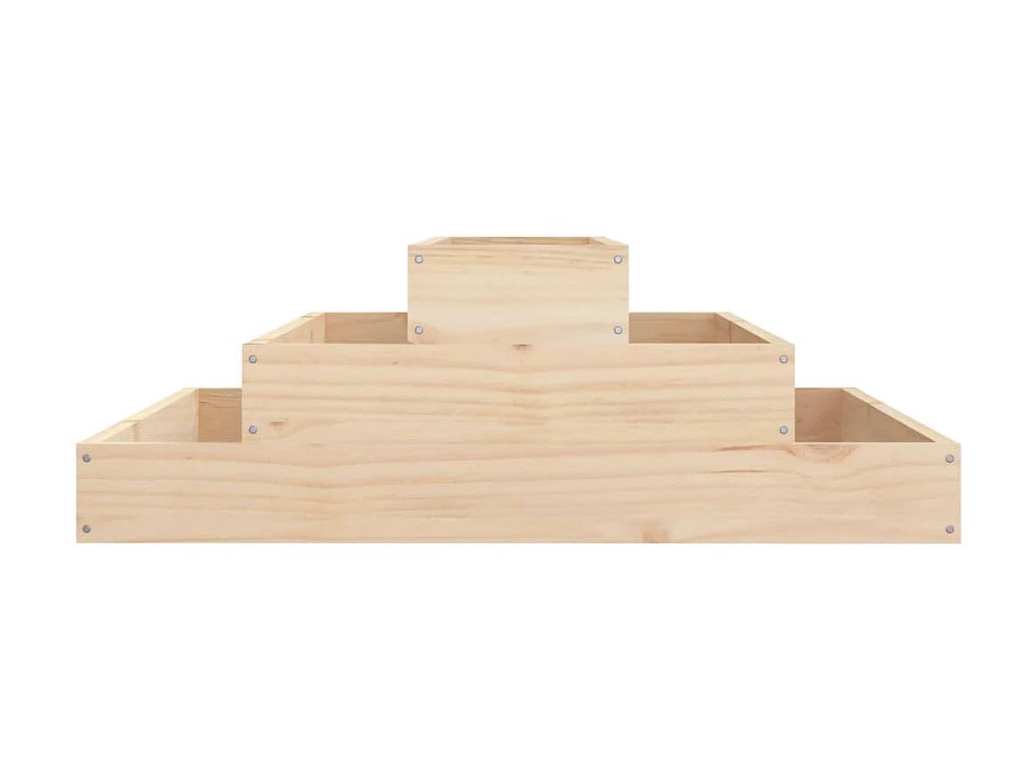 Plantenbak 80x80x27 cm massief grenenhout NL739357