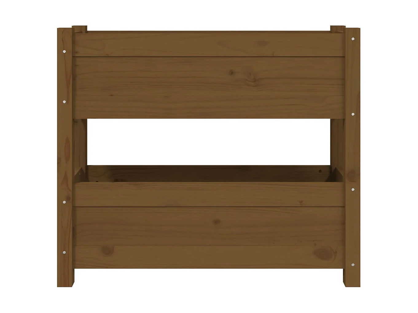 Jardinière Marron miel 77x25x66 cm Bois massif de pin BE3792