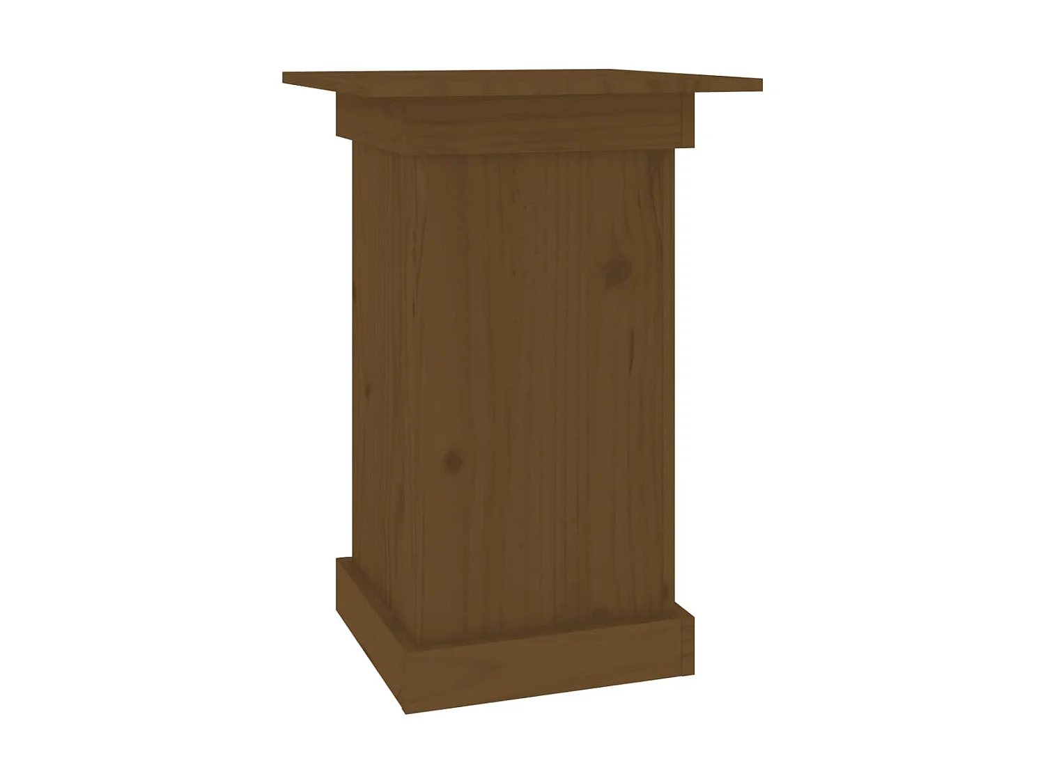 Suporte de vasos 40x40x60 cm madeira pinho maciça castanho-mel PT997432