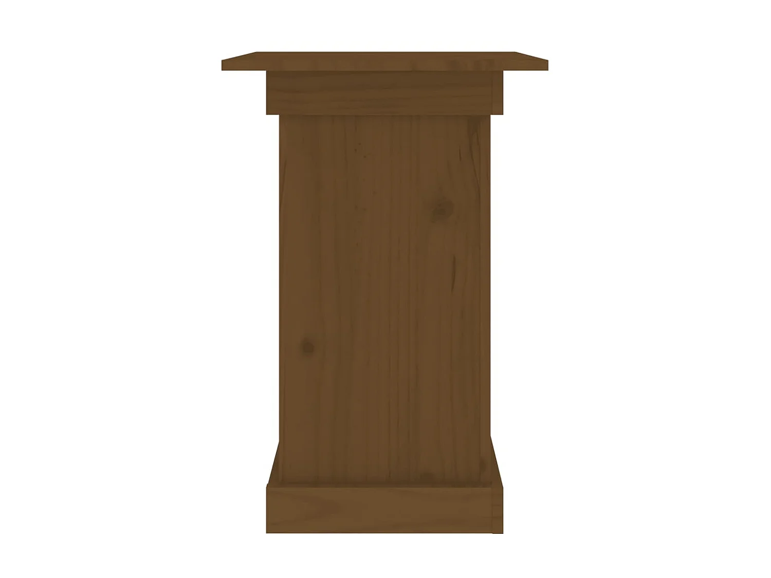 Jardinière Support à fleurs Marron miel 40x40x60 cm Bois de pin solide BE2129