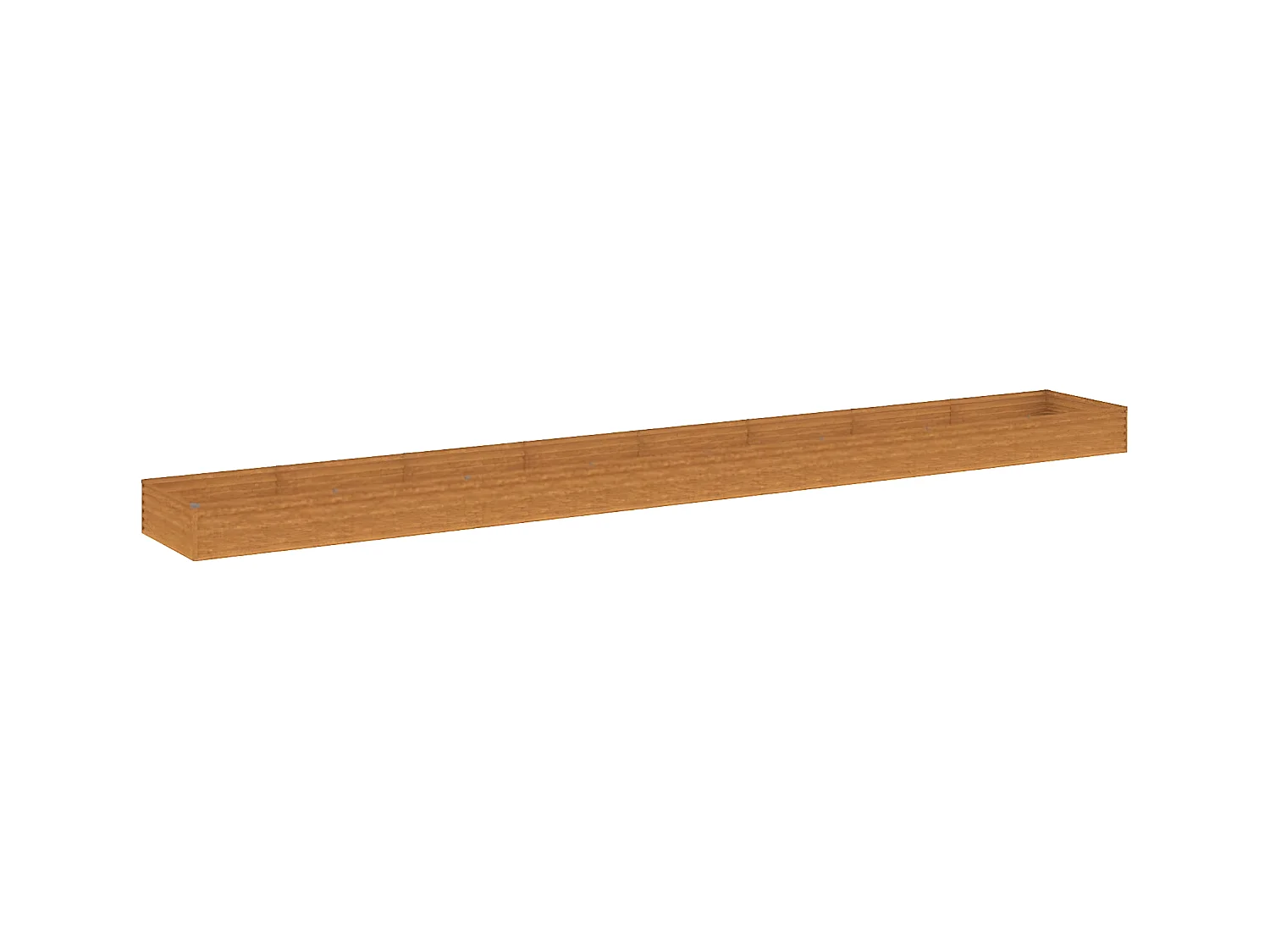 Jardinière Lit surélevé de jardin 770 x 100 x 36 cm acier corten WVGQ9810